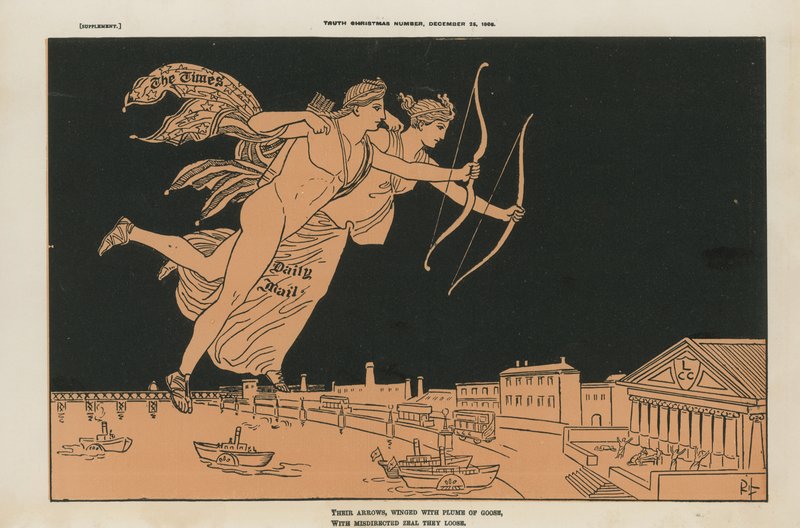 Caricatura política de English School