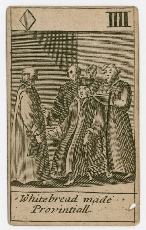 Carta de juego del Complot Papista de English School