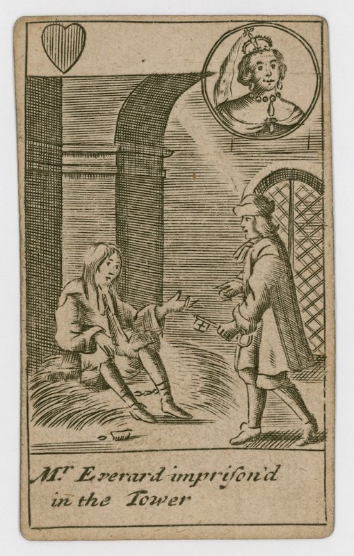 Carta de juego del Complot Papista de English School