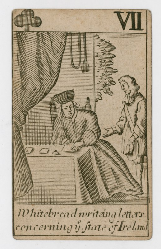 Carta de juego del Complot Papista de English School