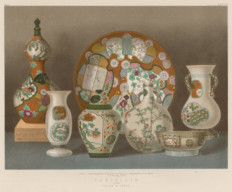 Porcelana de China y Japón de English School