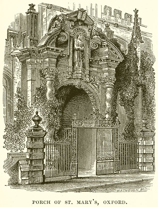 Pórtico de Santa María, Oxford de English School