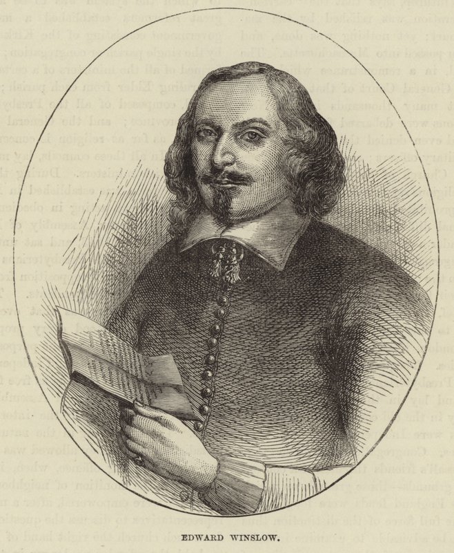 Retrato de Edward Winslow de English School