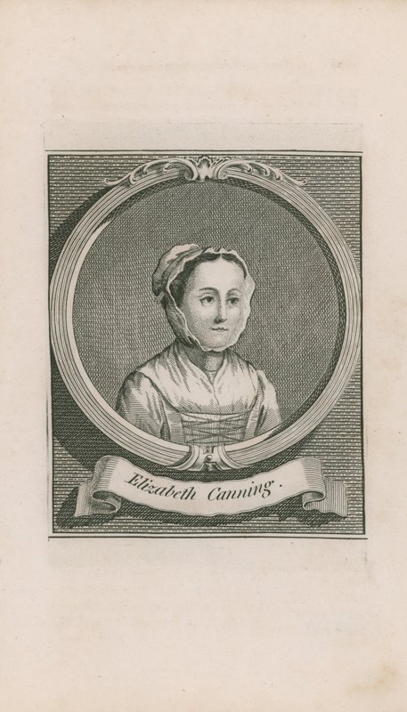 Retrato de Elizabeth Canning de English School