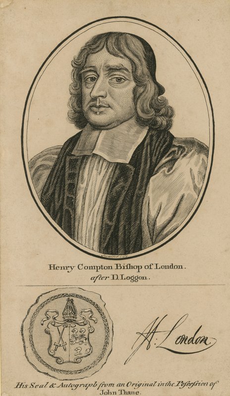 Retrato de Henry Compton de English School