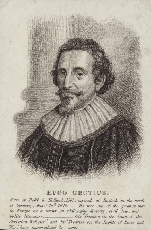Retrato de Hugo Grotius de English School