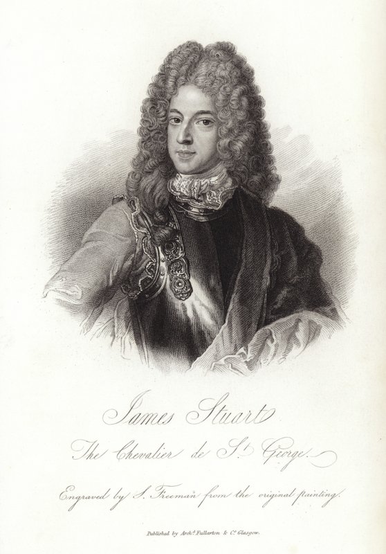 Retrato de James Stuart de English School