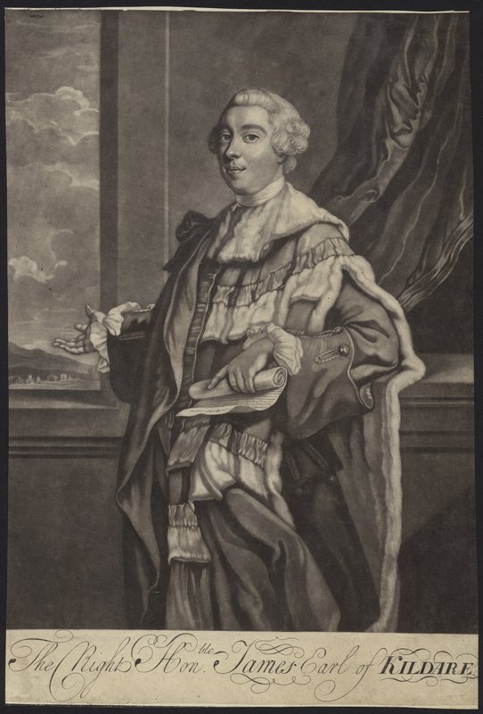 Retrato del Teniente General James FitzGerald de English School