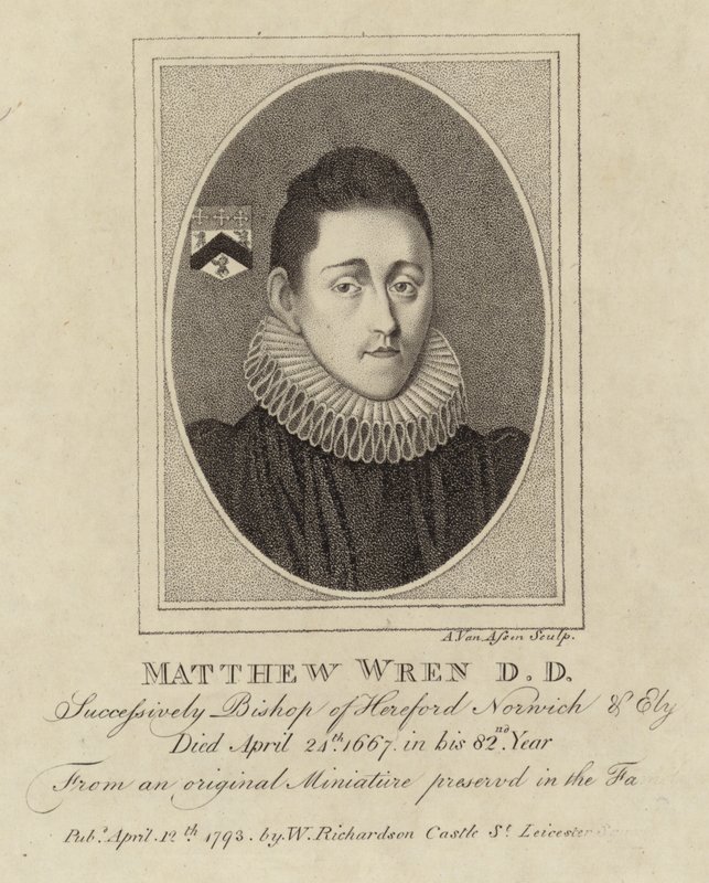 Retrato de Matthew Wren de English School