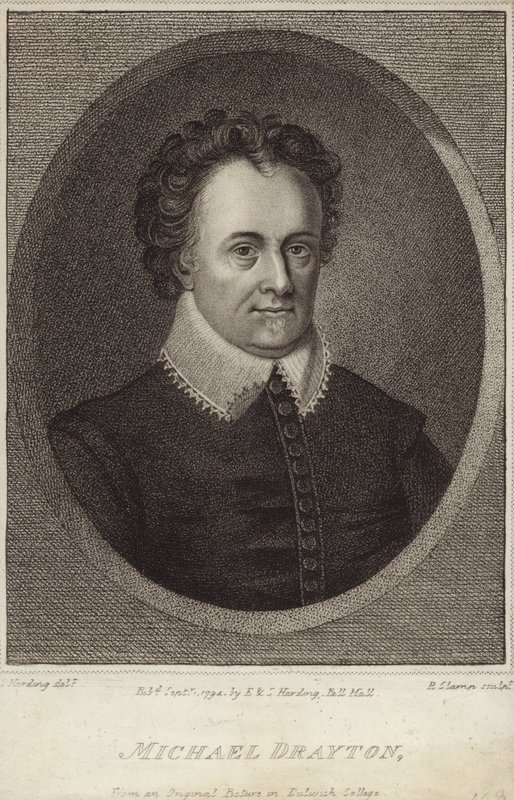 Retrato de Michael Drayton de English School