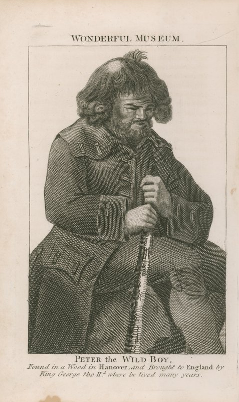 Retrato de Peter el Niño Salvaje de English School