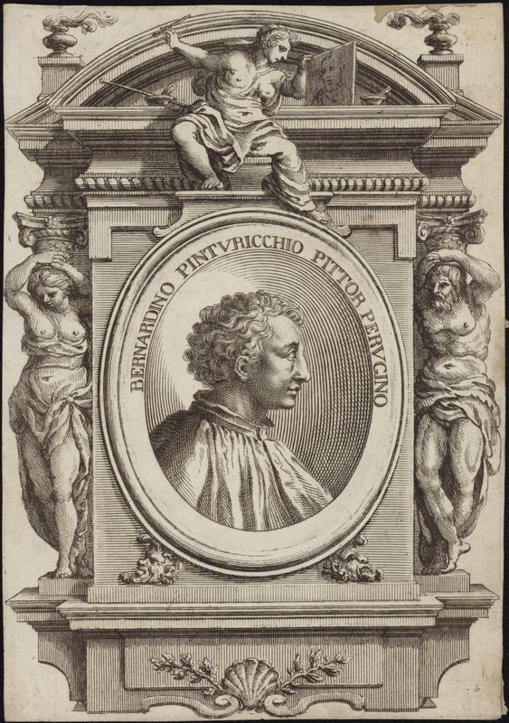 Retrato de Pintoricchio de English School