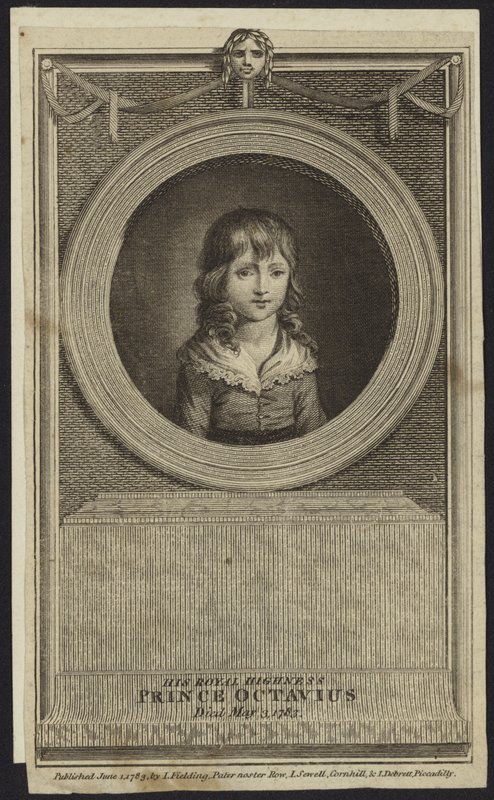 Retrato del Príncipe Octavius de English School
