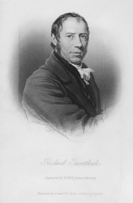 Retrato de Richard Trevithick (grabado) de English School
