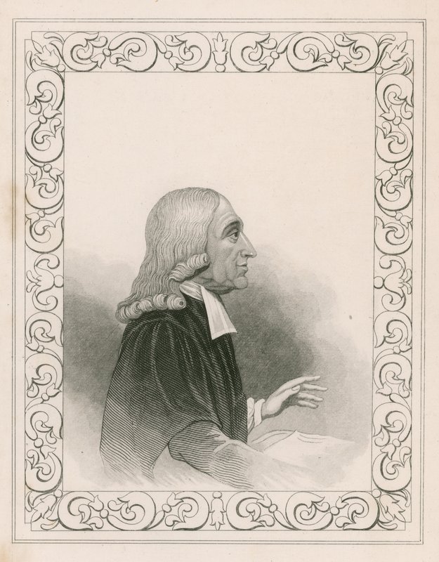 Retrato del Reverendo John Wesley de English School