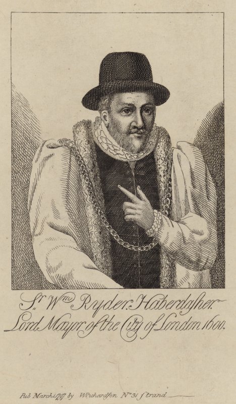 Retrato de William Ryder de English School