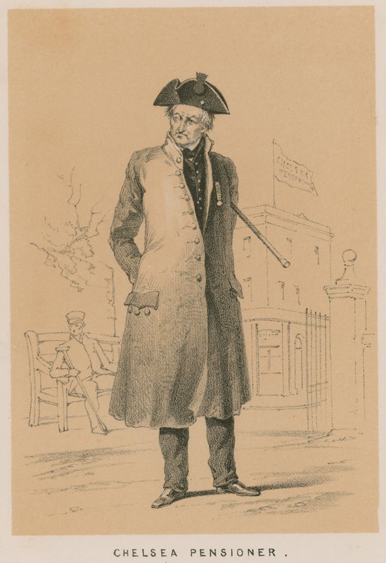 Retrato de un pensionista de Chelsea de English School