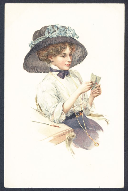 Retrato de una mujer de English School