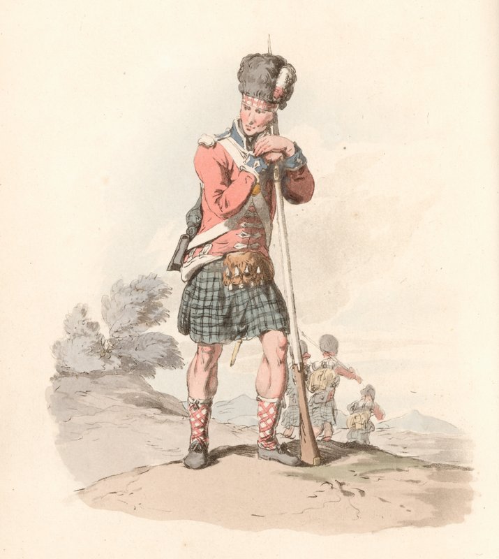 Soldado del 42º Regimiento de English School
