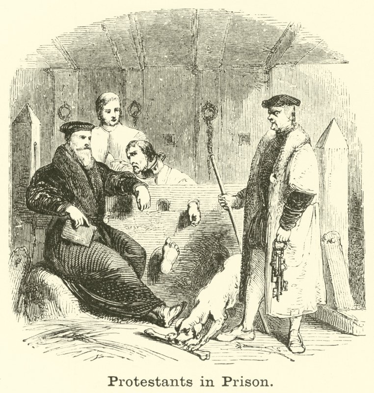 Protestantes en prisión de English School