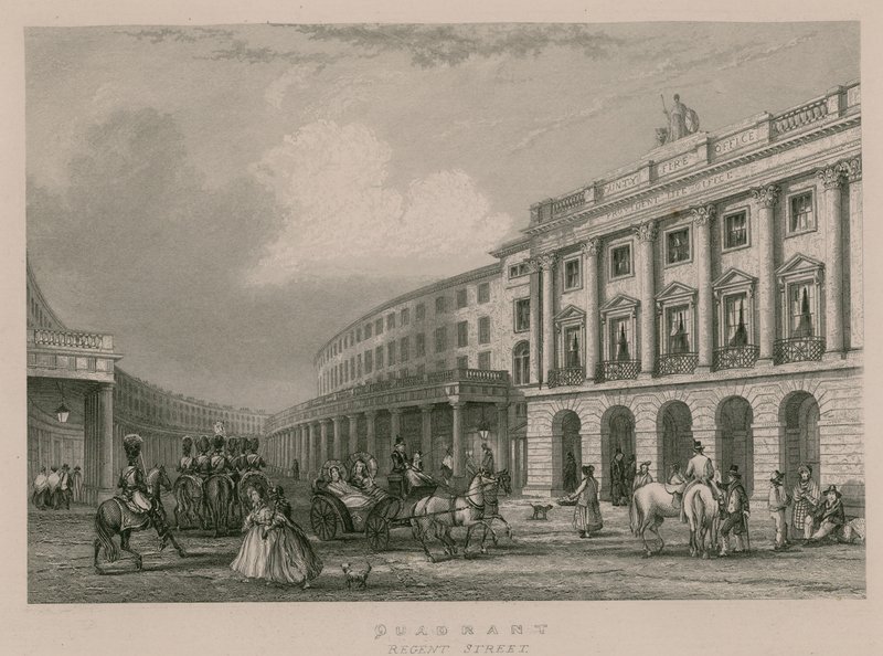 Cuadrante, Regent Street, Londres de English School