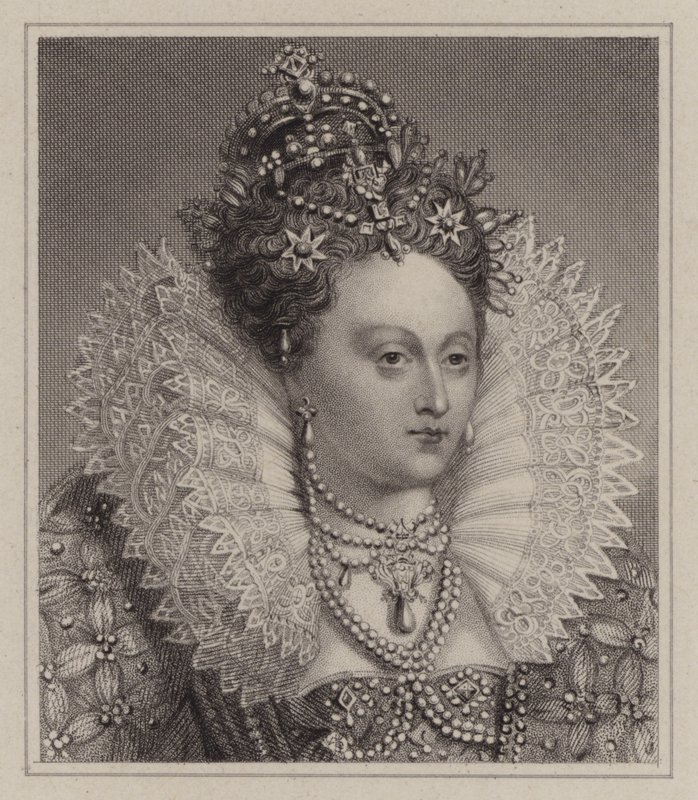 Reina Isabel I (grabado) de English School
