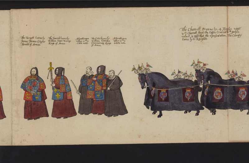 Procesión Fúnebre de la Reina Isabel I de English School