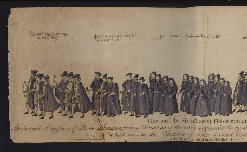 Procesión Fúnebre de la Reina Isabel I de English School