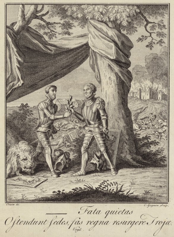 Cita de la Eneida de English School