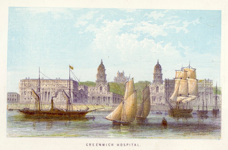 Río Támesis: Hospital de Greenwich de English School