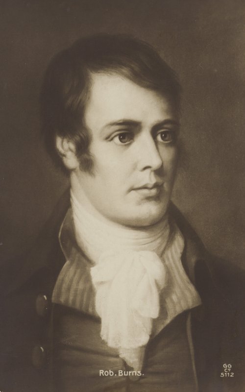 Robert Burns (1759-1796), poeta y letrista escocés de English School