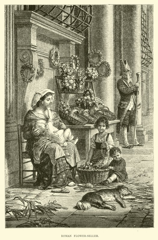 Vendedora de Flores Romana de English School
