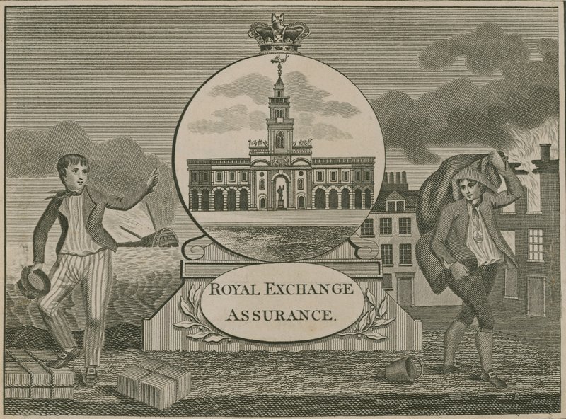 Royal Exchange Assurance, Londres de English School