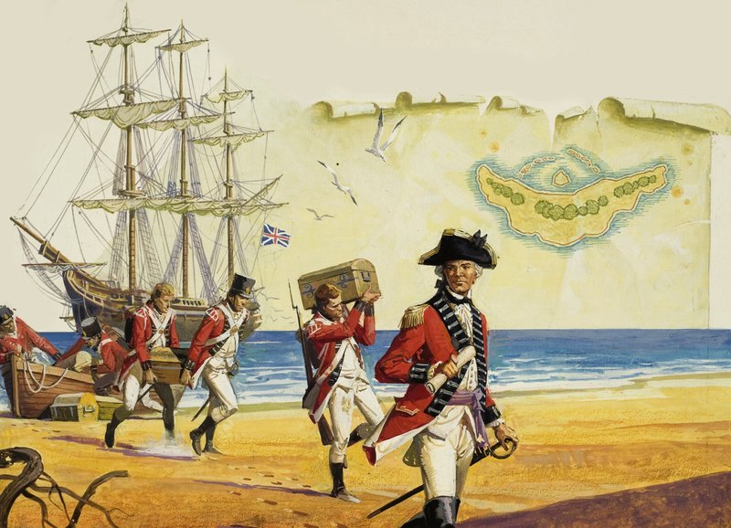 Marineros con tesoro de English School