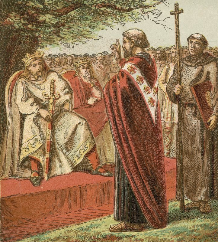San Agustín y los sajones de English School