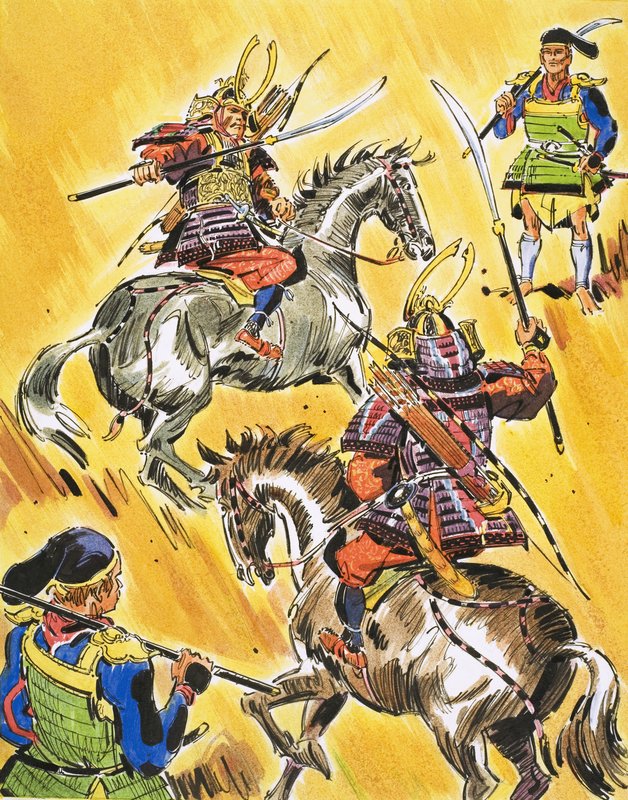 Guerreros samuráis de English School