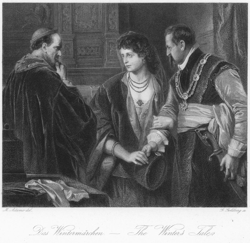 Escena de Cuento de Invierno de English School