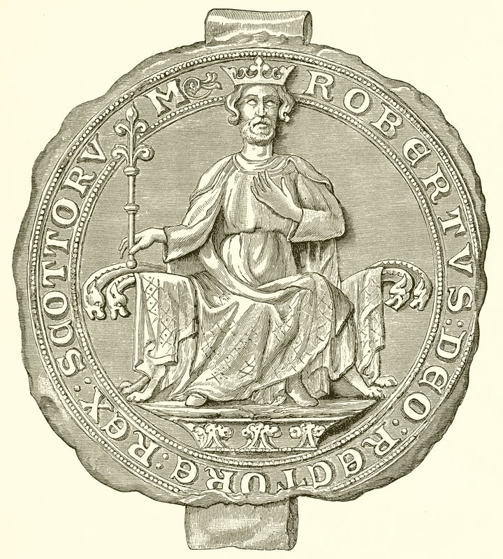 Sello de Robert Bruce, Rey de Escocia de English School