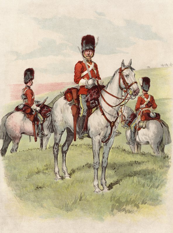 Segundos Dragones, Royal Scots Greys de English School