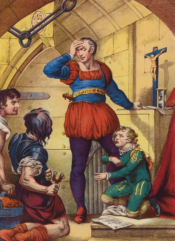 Shakespeare Rey Juan (cromolito) de English School