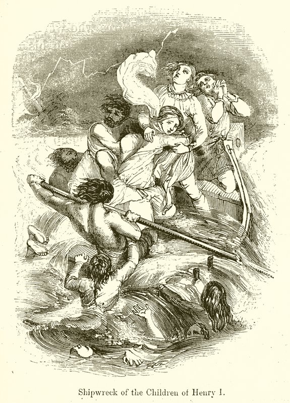 Naufragio de los hijos de Enrique I de English School