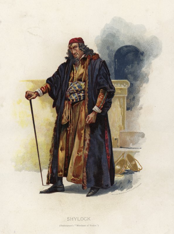 Shylock, de El mercader de Venecia de Shakespeare de English School