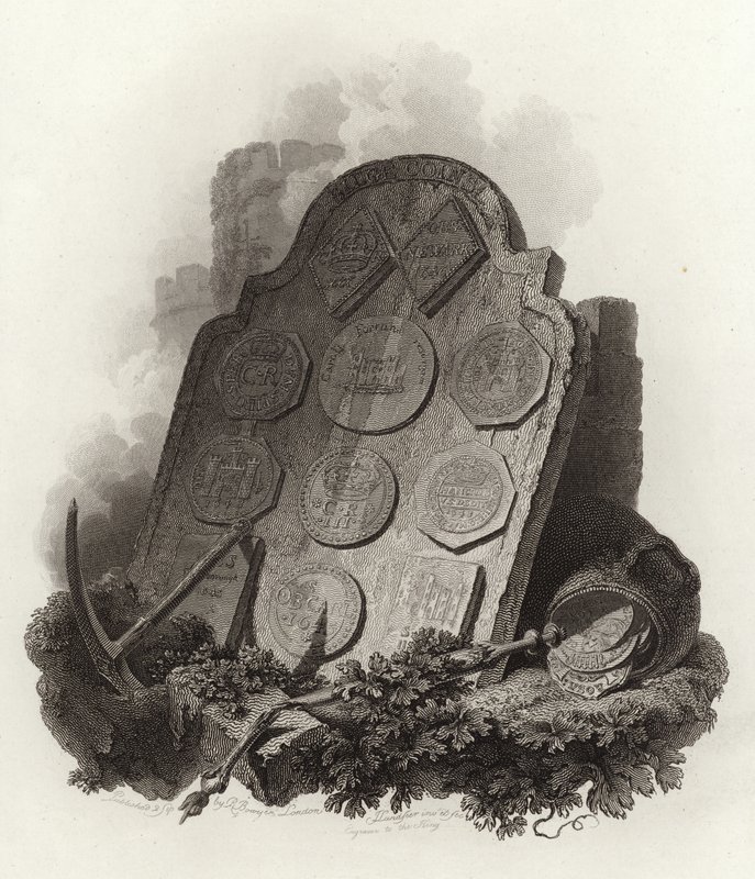Monedas de asedio de la Guerra Civil Inglesa de English School