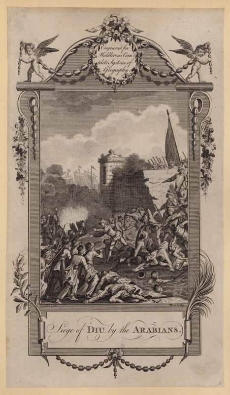 Asedio de Diu por los árabes de English School