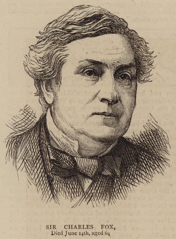 Sir Charles Fox (grabado) de English School