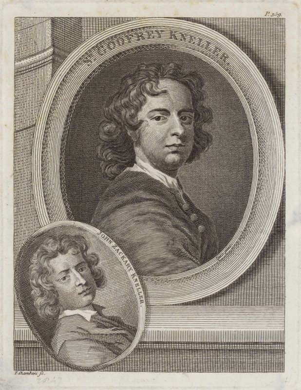 Sir Godfrey Kneller y John Zackary Kneller de English School
