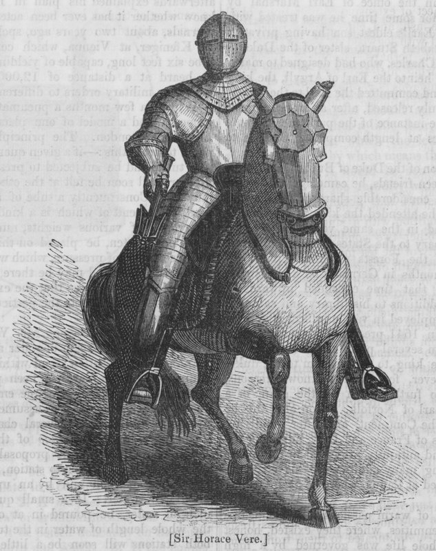 Sir Horace Vere (grabado) de English School