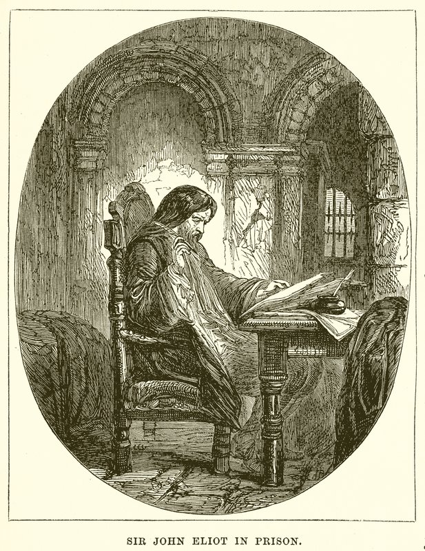 Sir John Eliot en prisión de English School