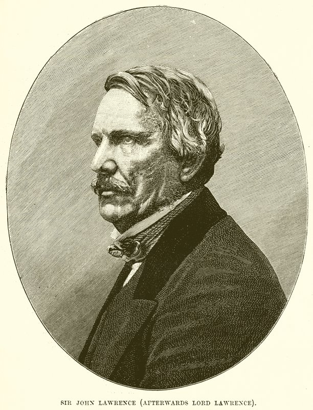 Sir John Lawrence (Después Lord Lawrence) de English School
