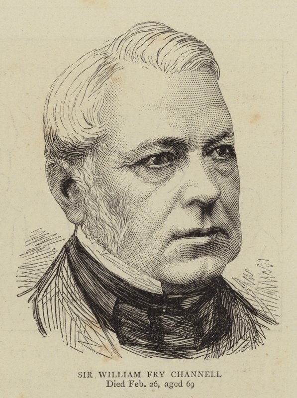 Sir William Fry Channell (grabado) de English School